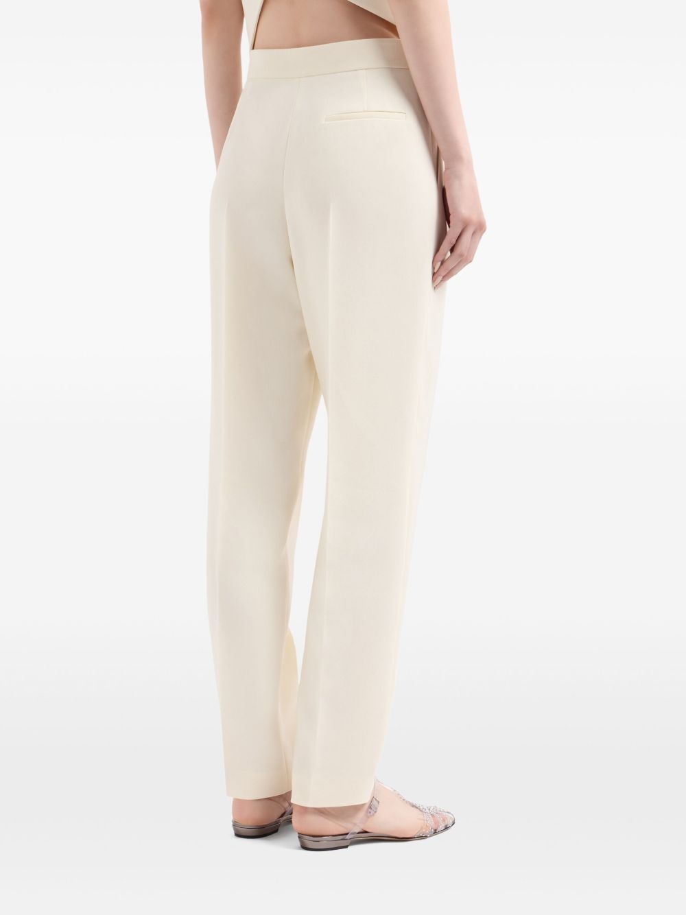 pleat detailing trousers - 3