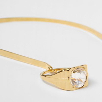 Burberry Ring Detail Gold-plated Hairband outlook
