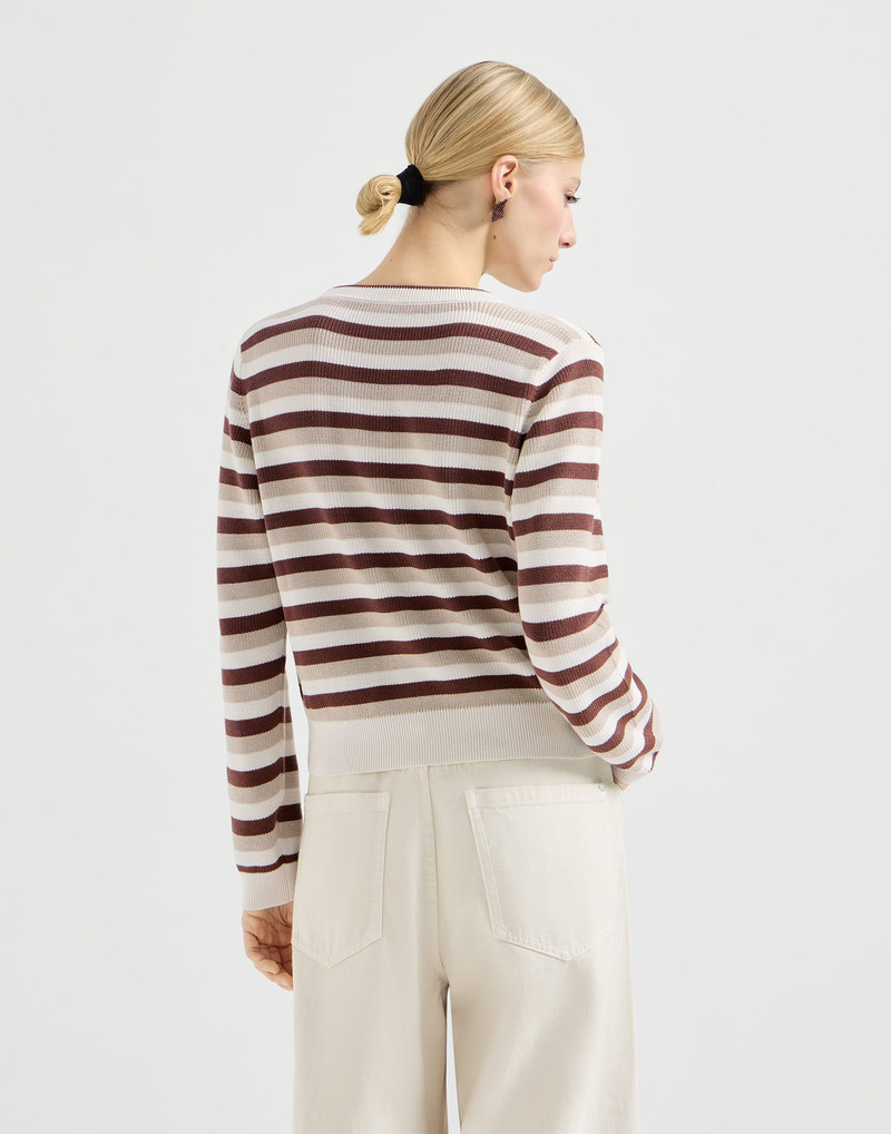 Cotton striped sweater 3