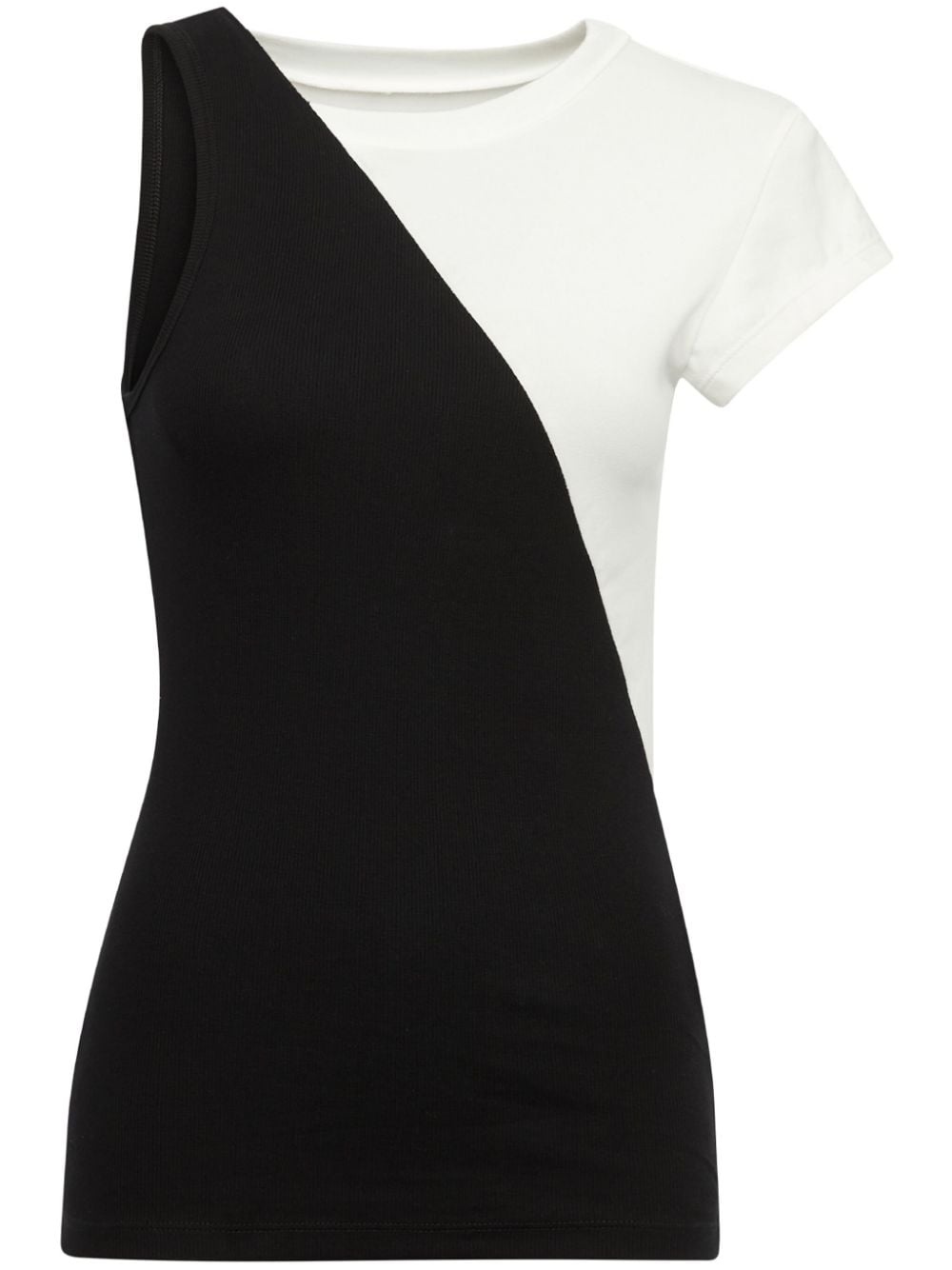 Tシャツ・カットソー MM6 MAISON MARGIELA ASYMMETRICAL TOP MM6 Maison Margiela Asymmetrical top MM6 Maison Margiela