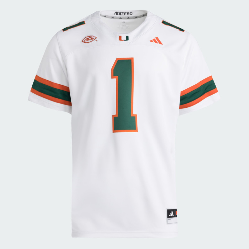 Miami Hurricanes Premier Away Football Jersey 1
