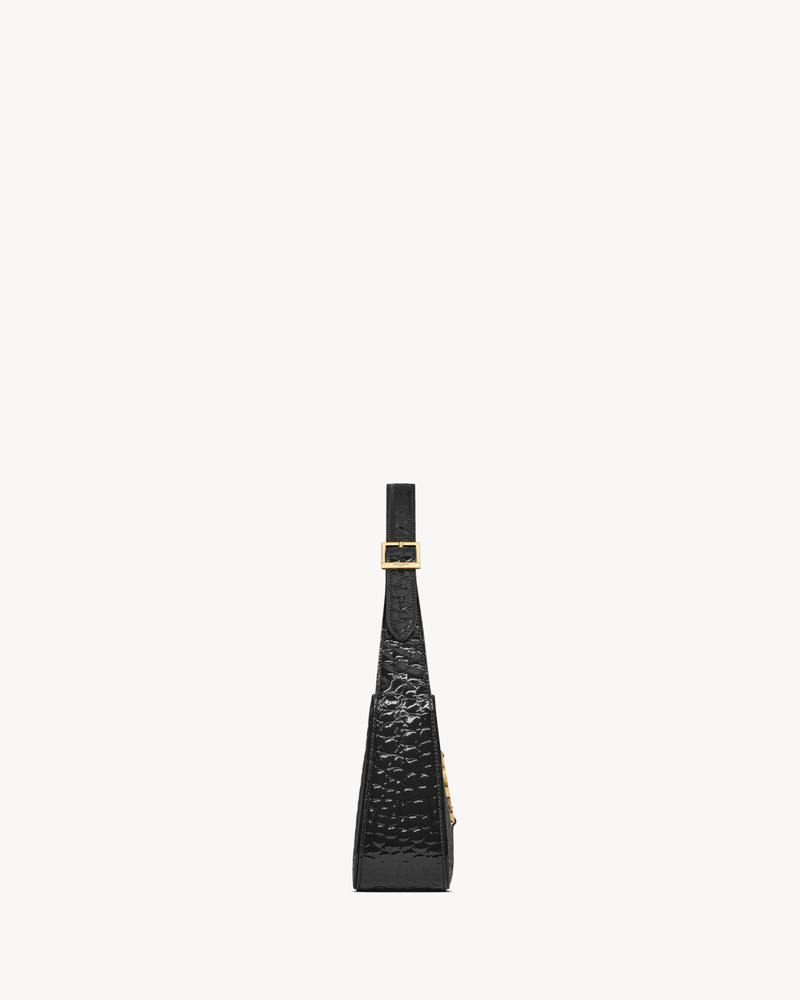 LE 5 À 7 IN CROCODILE-EMBOSSED PATENT LEATHER 3