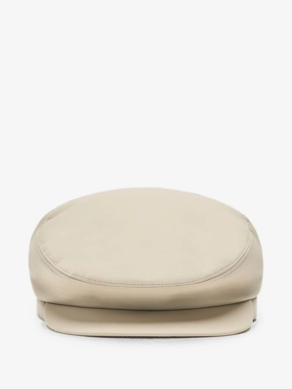 vegan-leather driver hat - 1