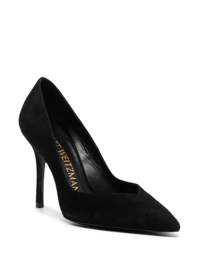 Stuart Weitzman Eva 100mm suede pumps outlook