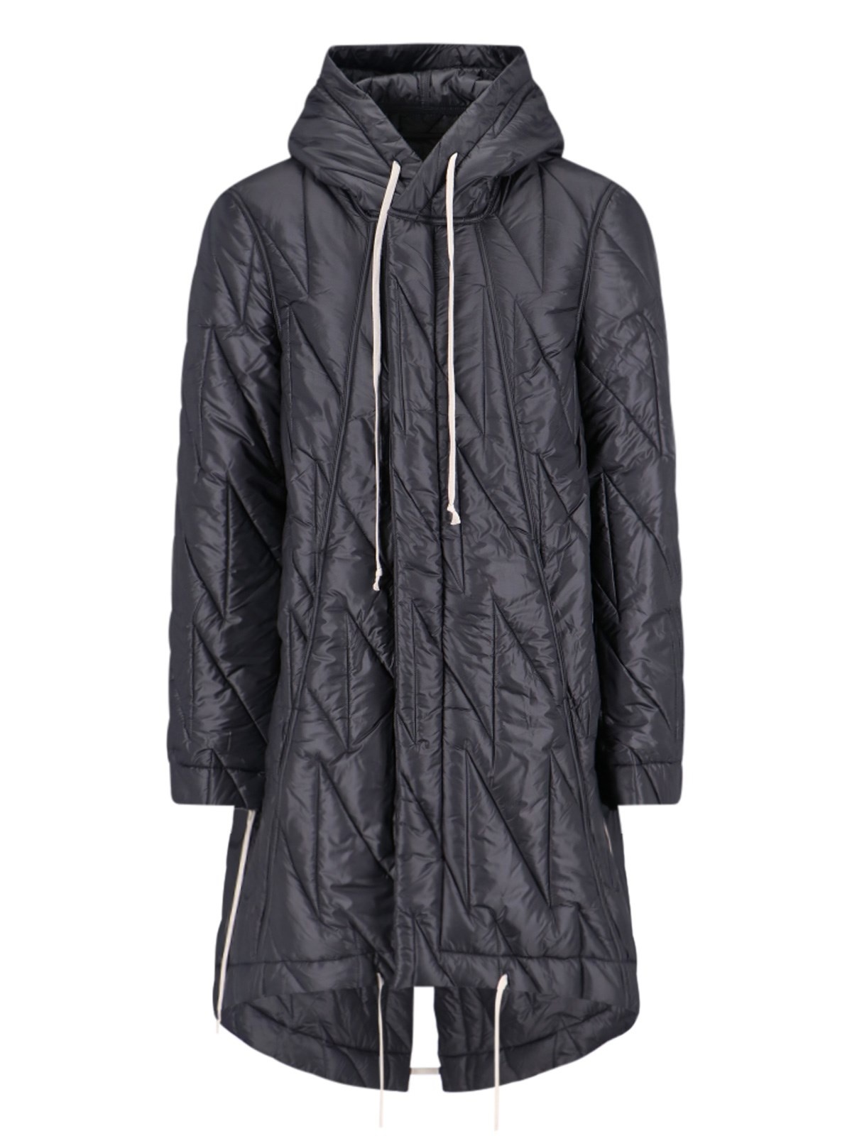 Rick Owens DRKSHDW QUILTED PARKA sugar REVERSIBLE