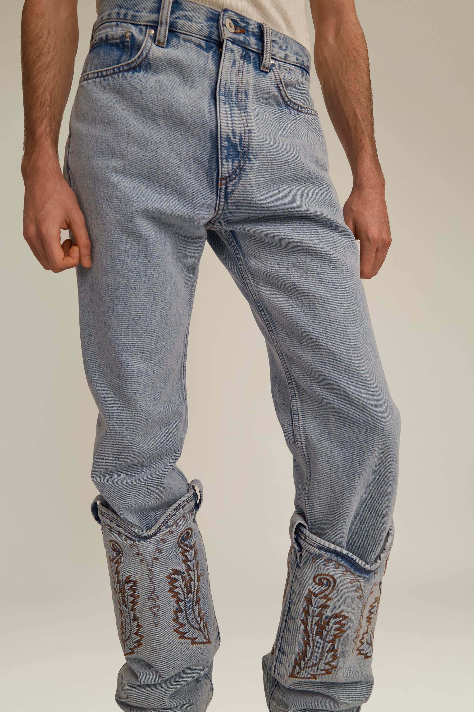 Cowboy Cuff Jeans - 4