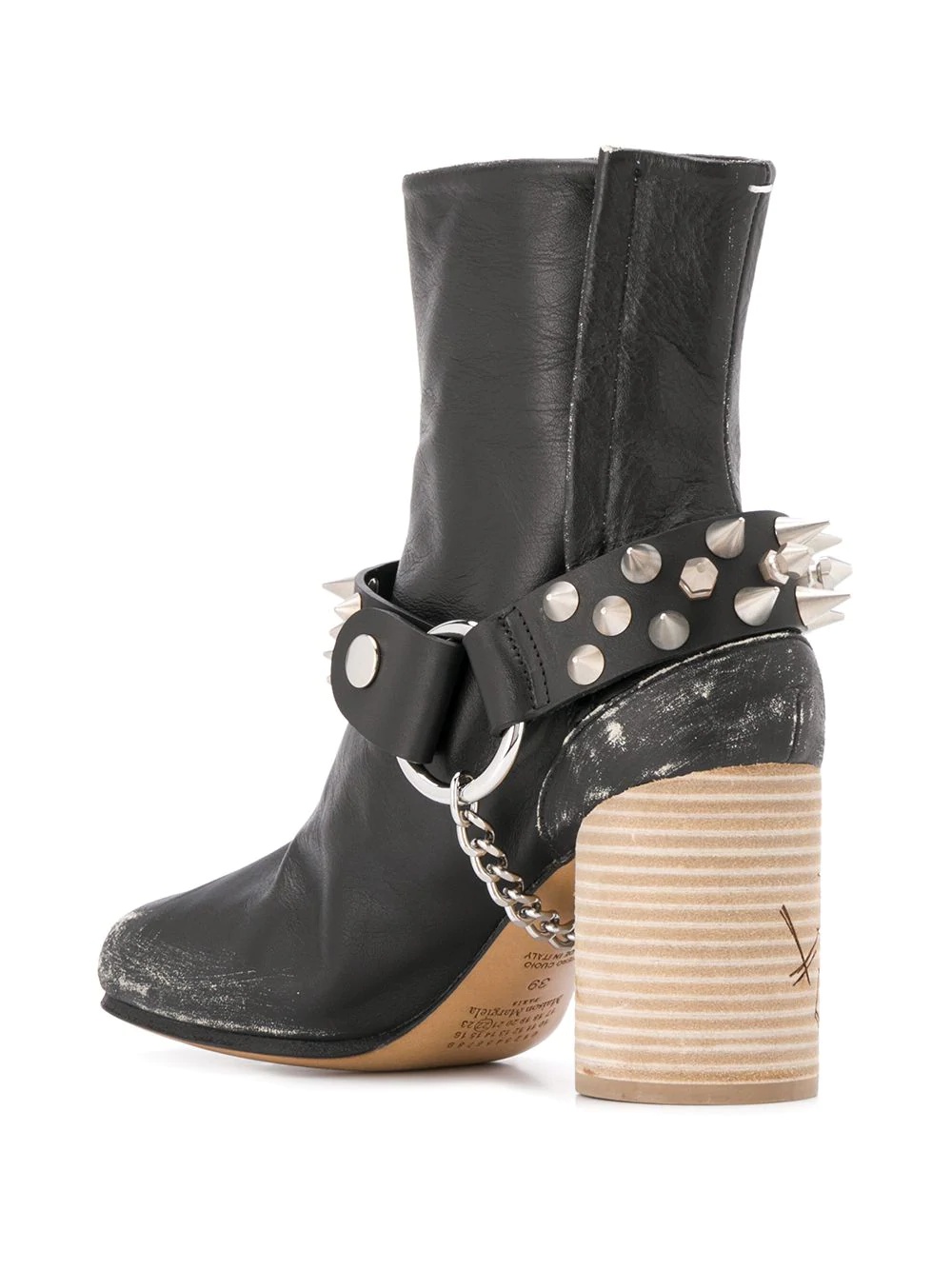 studded Tabi ankle boots - 3