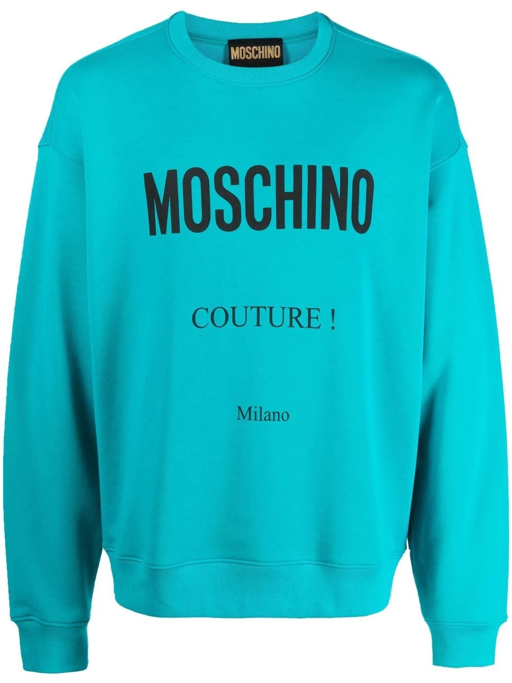 organic cotton logo-print sweatshirt - 1