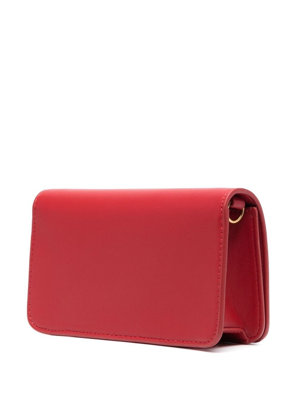 logo-plaque clutch bag - 3