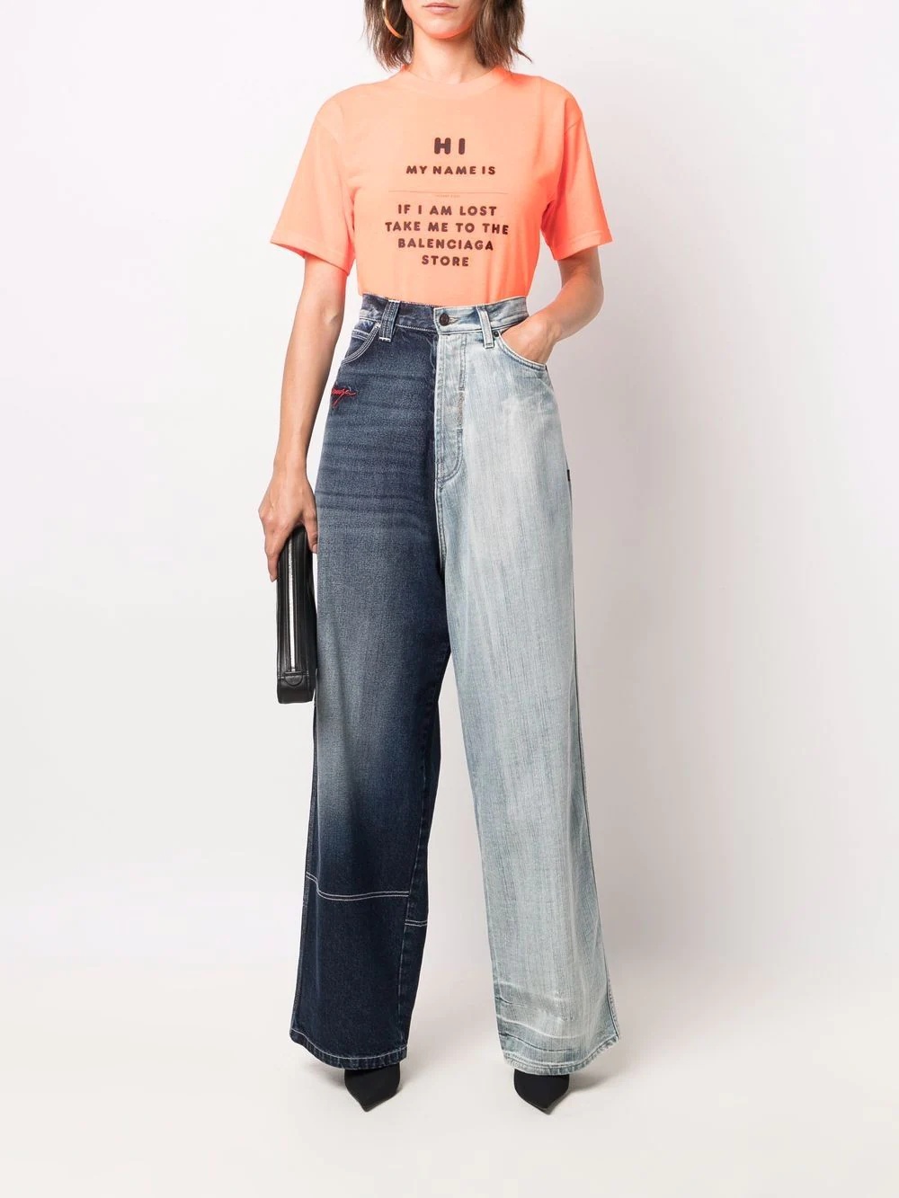 50/50 wide-leg jeans - 3