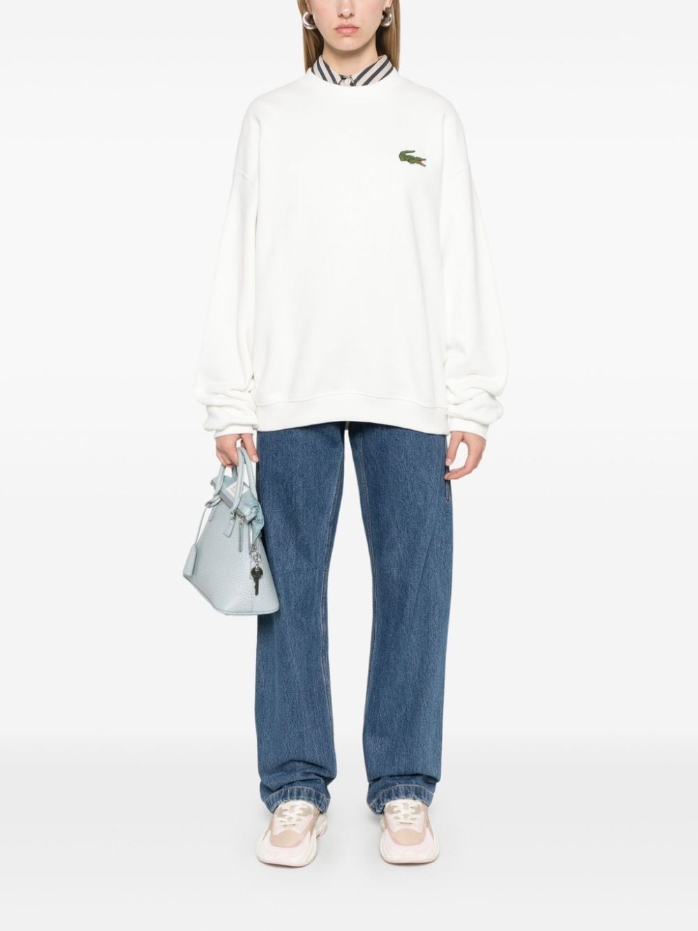 logo-patch sweatshirt - 3