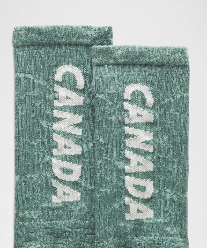 lululemon Team Canada Unisex Daily Essential Crew Socks *COC Logo outlook