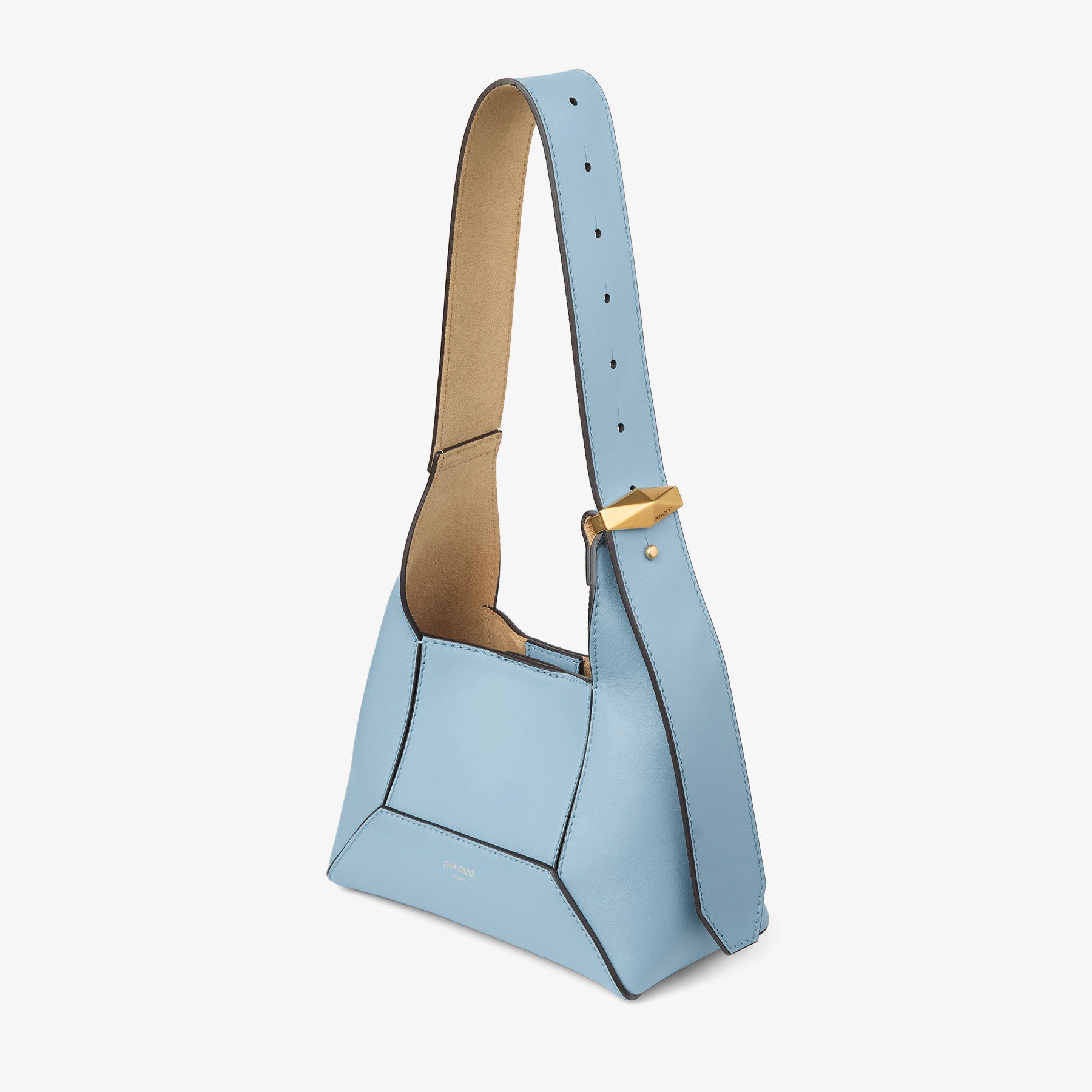 Diamond Hobo S
Dusty Blue Leather Shoulder Bag - 2