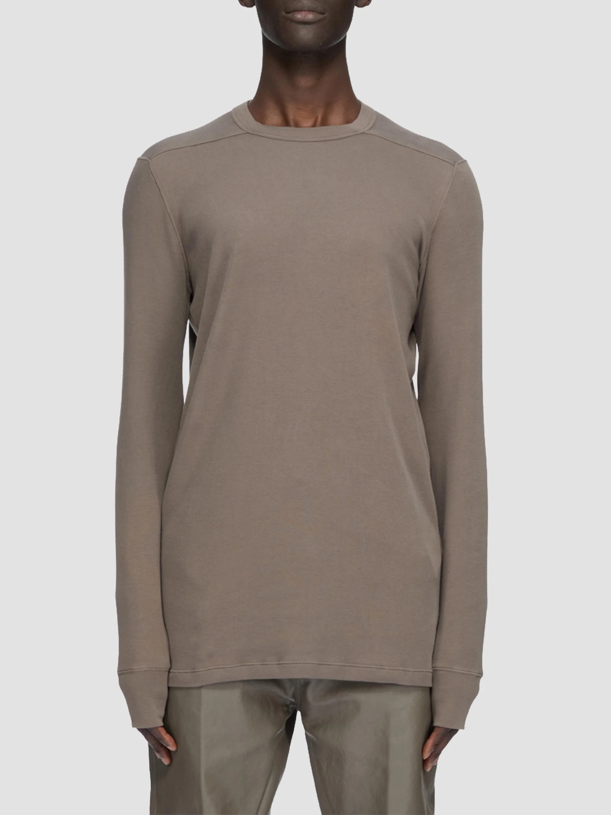 Men's Level Long-Sleeve Cotton T-Shirt - Dust - 1