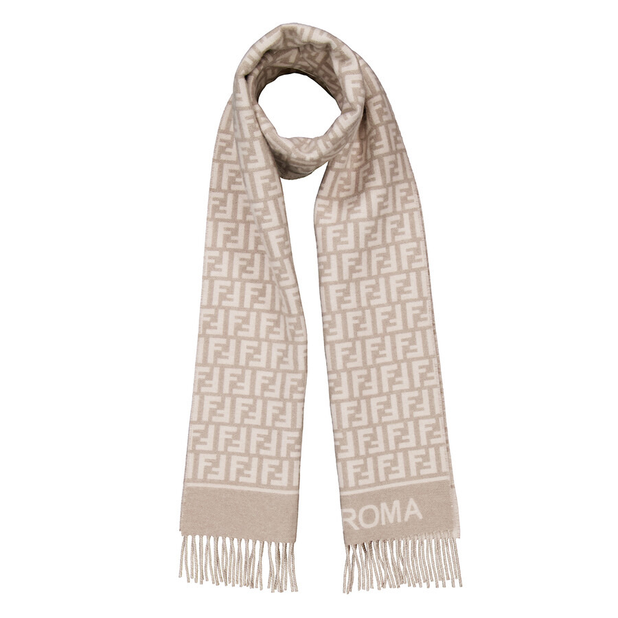 Fendi Fringe End Wool Scarf - 4