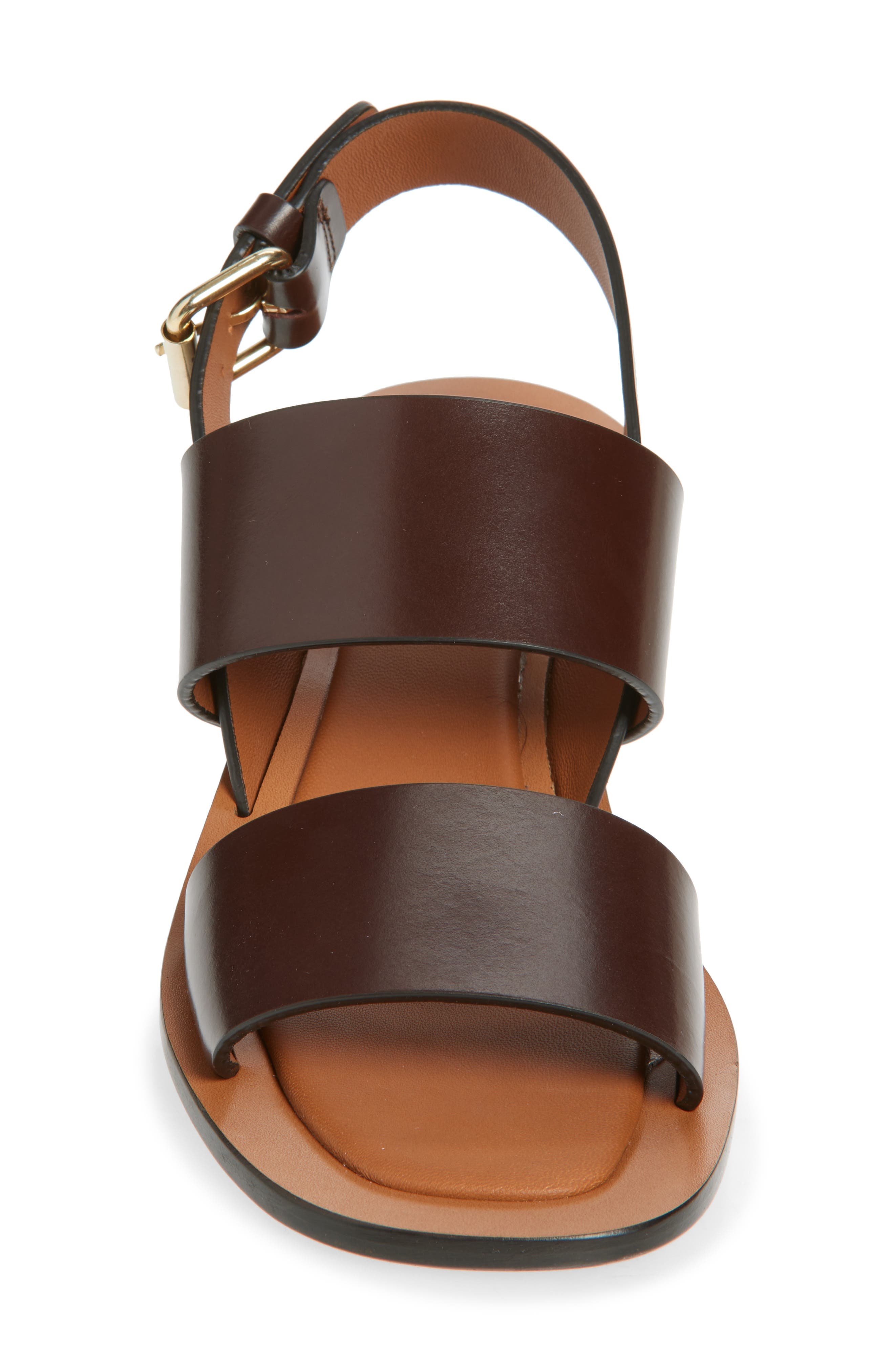 Mansur Gavriel Double Strap Slingback Sandal in Chocolate at Nordstrom - 4