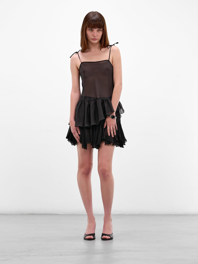 AYA MUSE Olyra Asymmetric Draped Ruffle Tank outlook