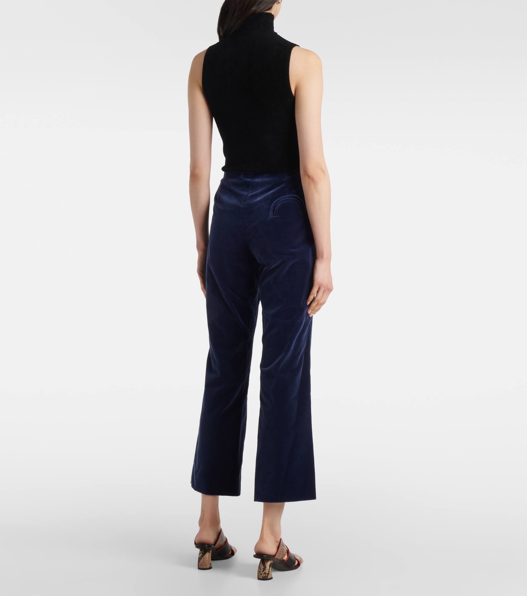 Jealousy Morelia velvet flared pants - 3