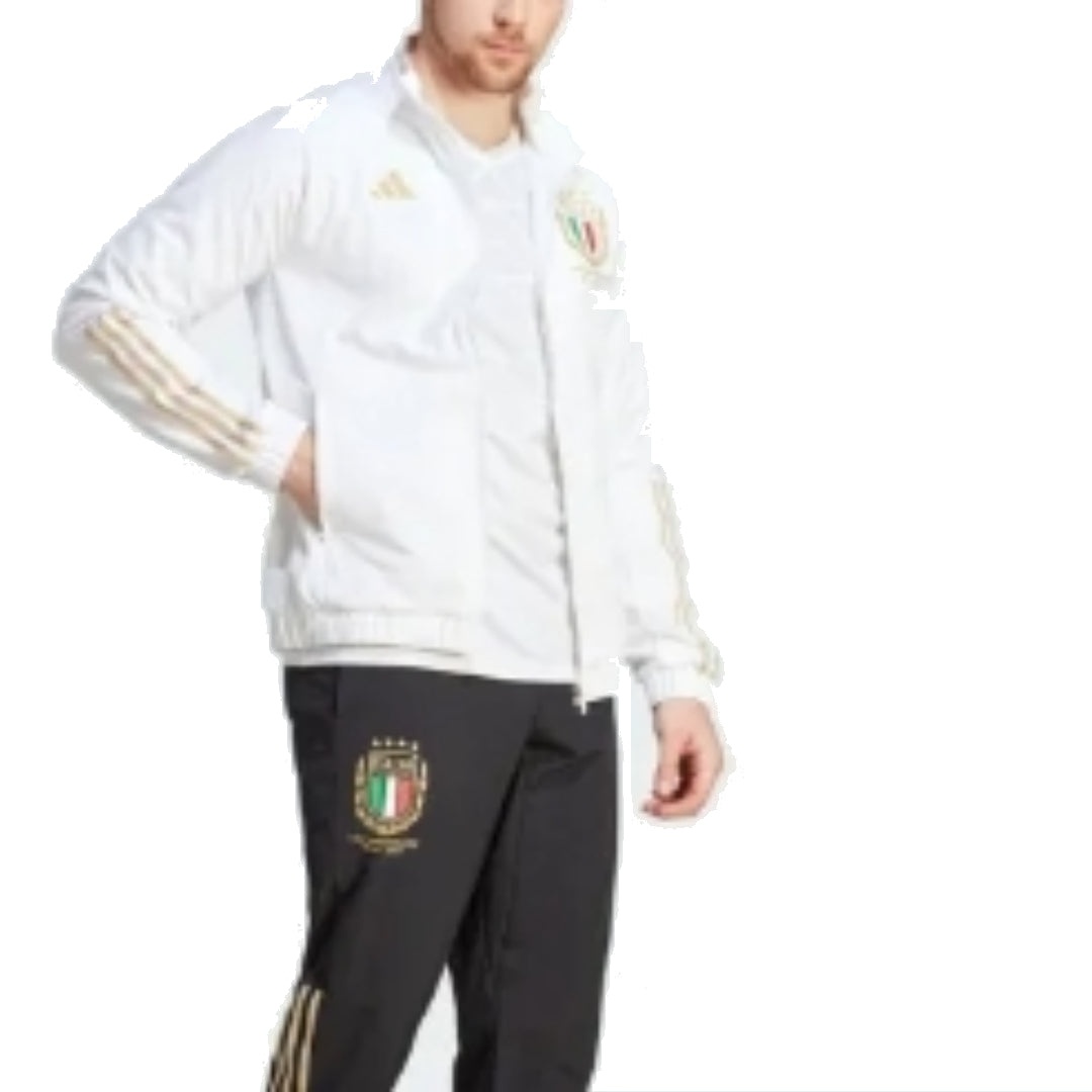 adidas Italy 125th Anniversary Jacket 'White Gold' HY5437 - 3