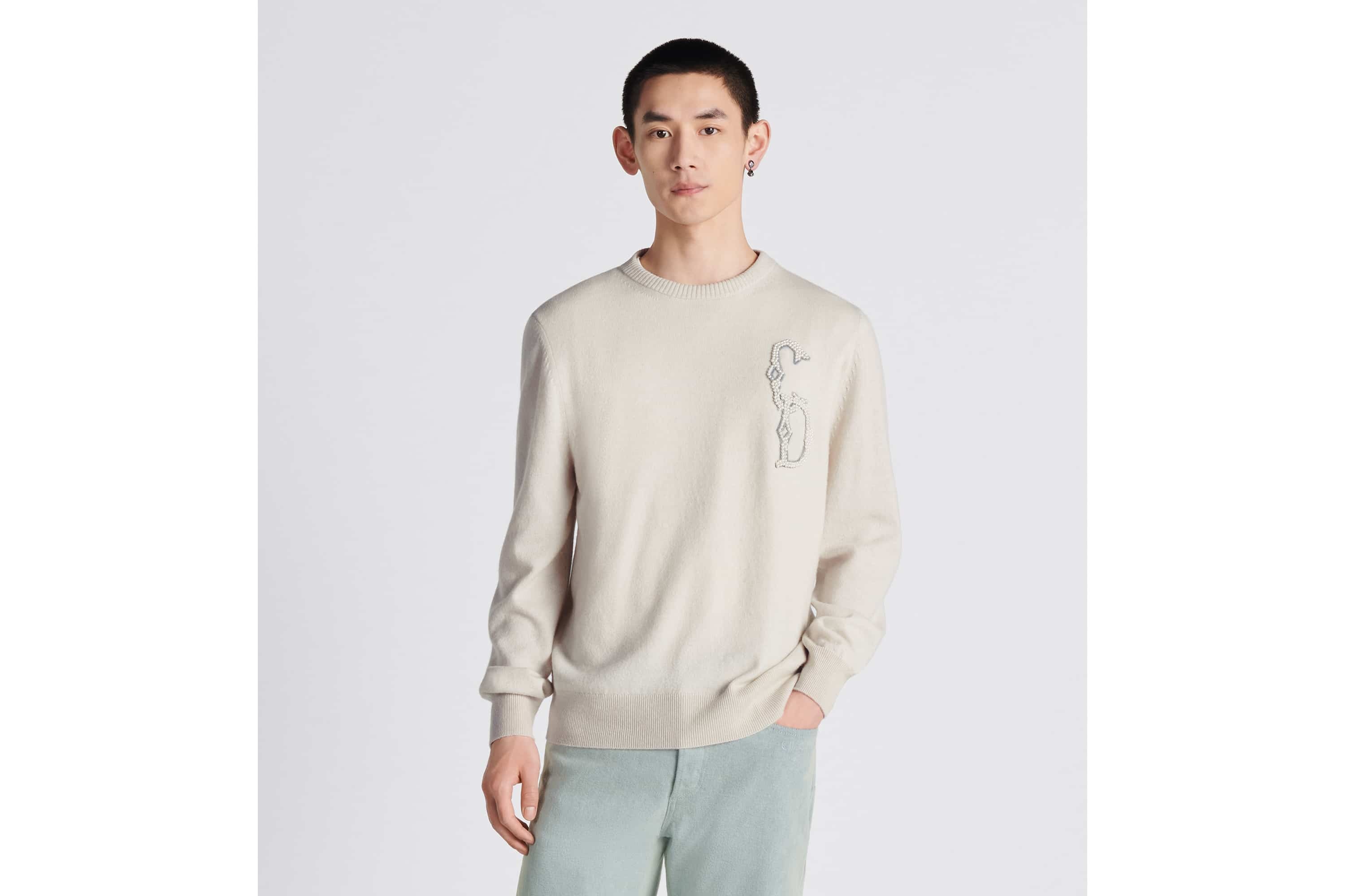 Sweater with CD Interlaced Signature - 4