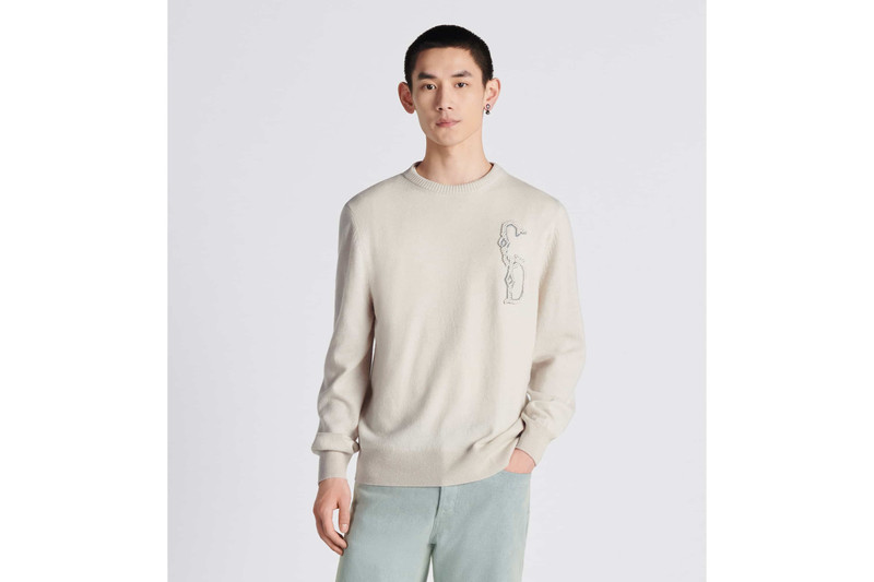 Sweater with CD Interlaced Signature 4