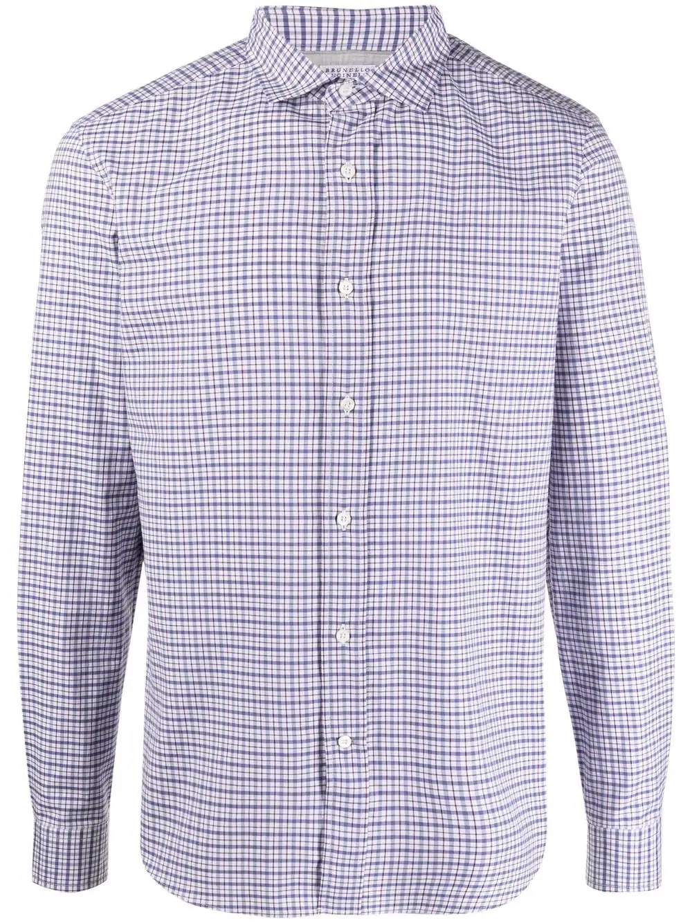 checked cotton shirt - 1