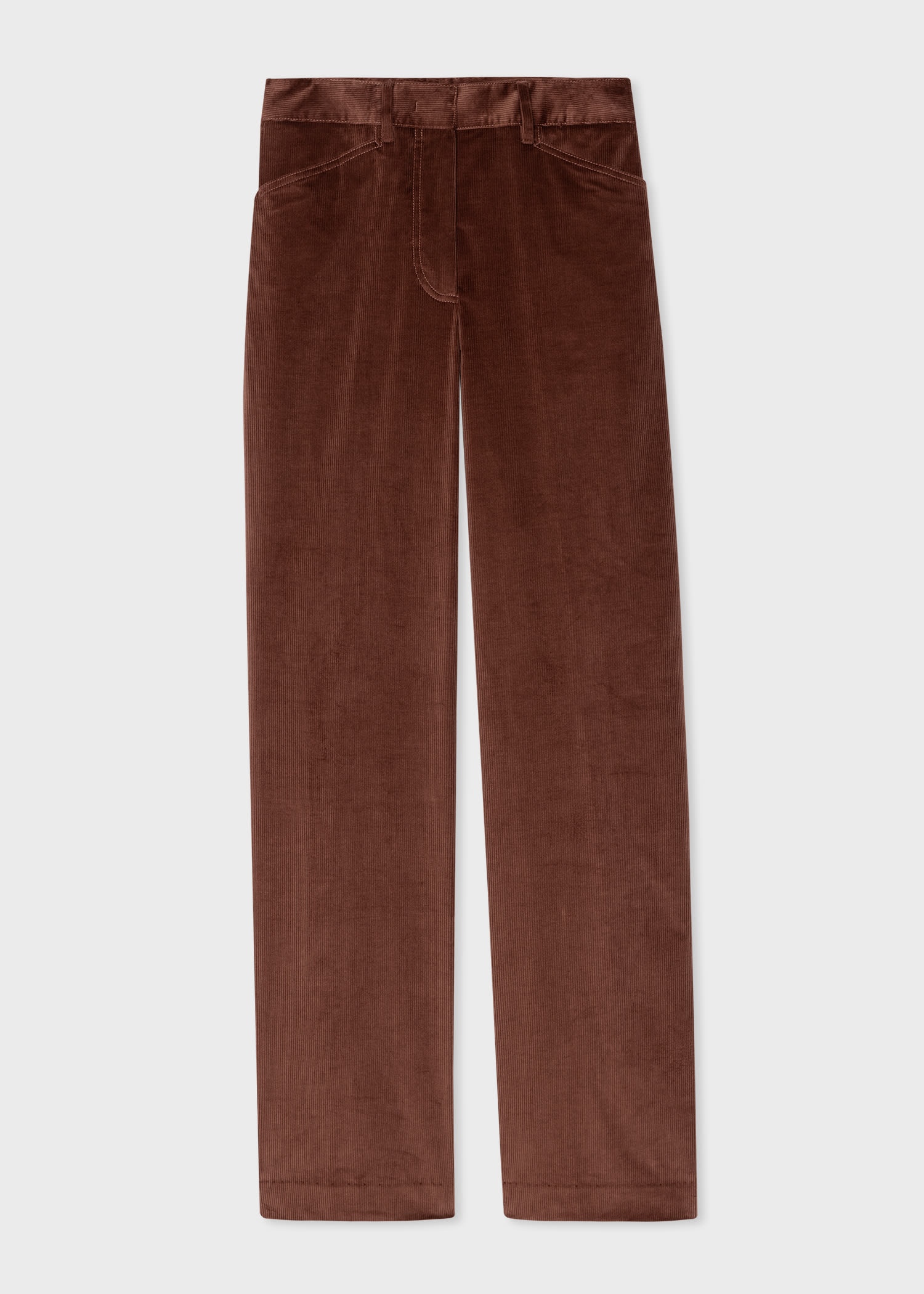 Cotton-Blend Corduroy Trousers - 1