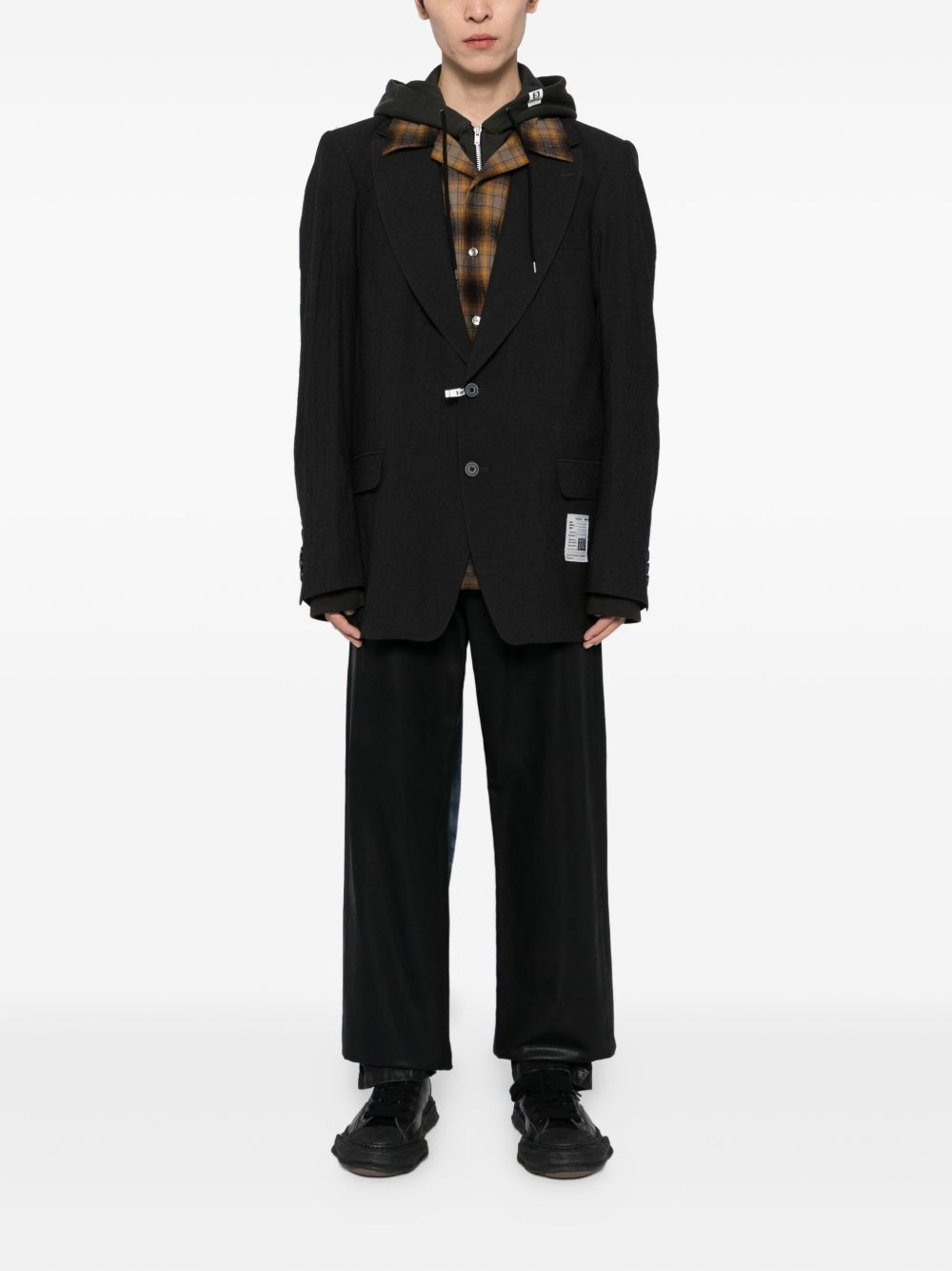 multi-layer hooded jacket - 2