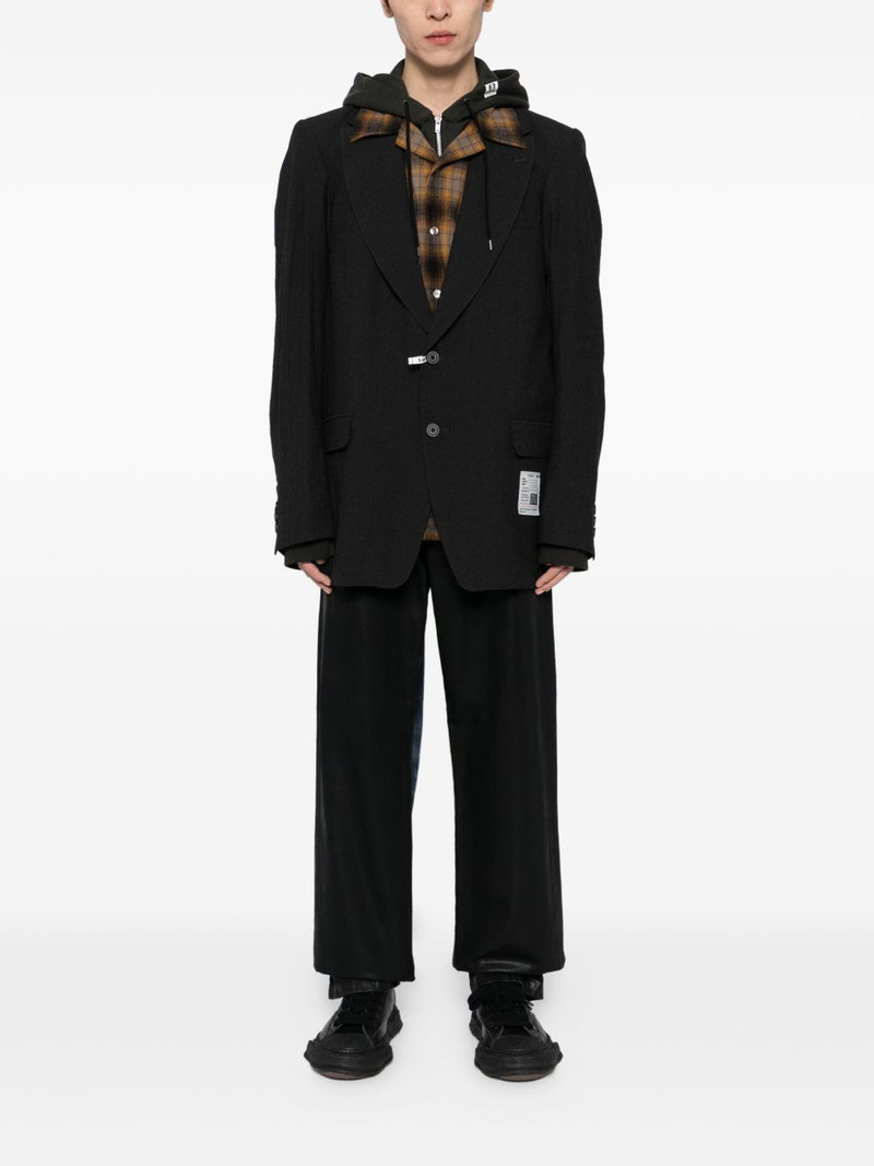 Maison MIHARAYASUHIRO multi-layer hooded jacket outlook