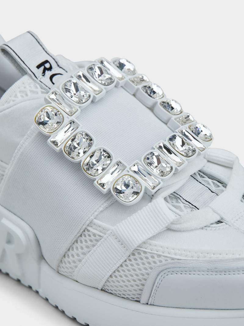Viv' Go Rhinestone Buckle Sneakers in Technical Fabrics 7