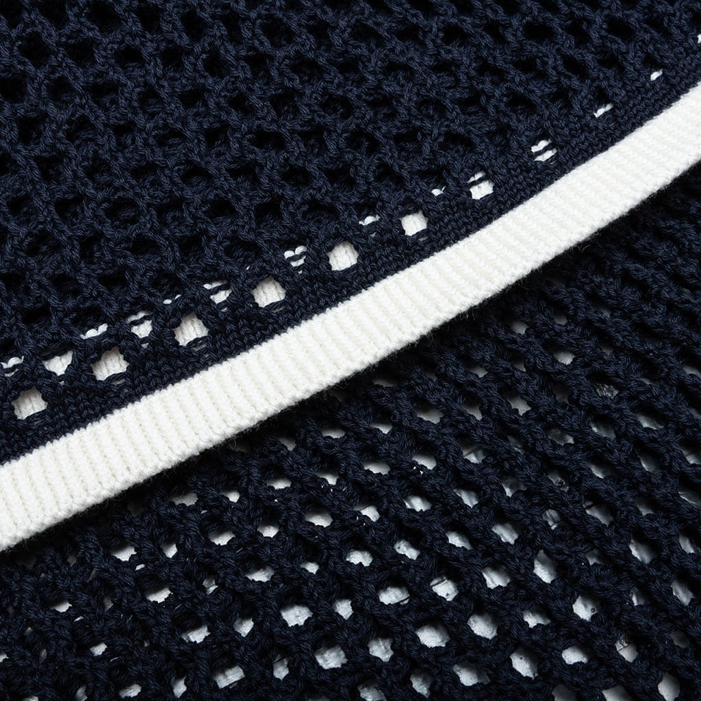 ADIDAS X WALES BONNER KNIT TEE - NIGHT NAVY - 5