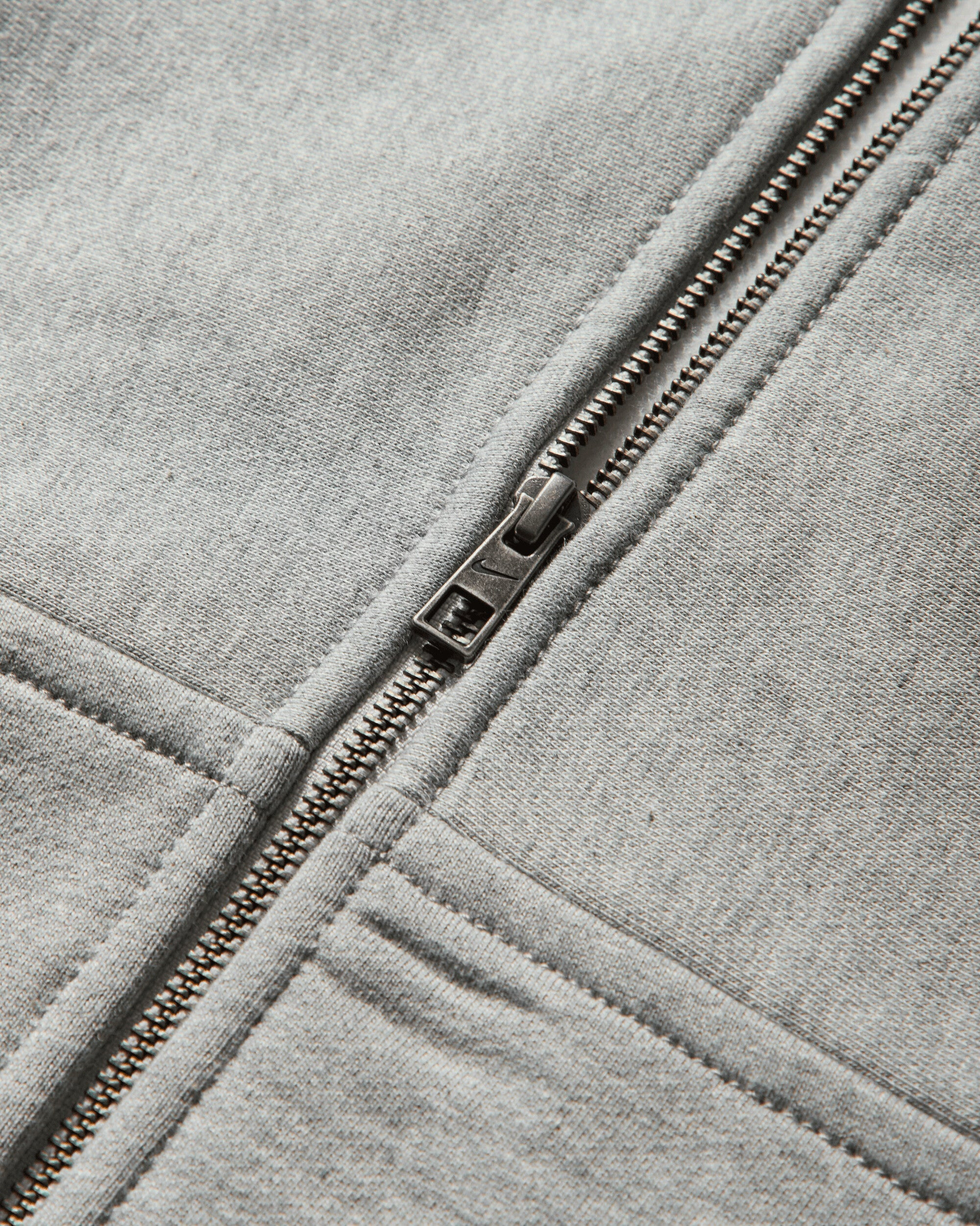 Men's Solo Swoosh Full-Zip Hoodie Heather - 4