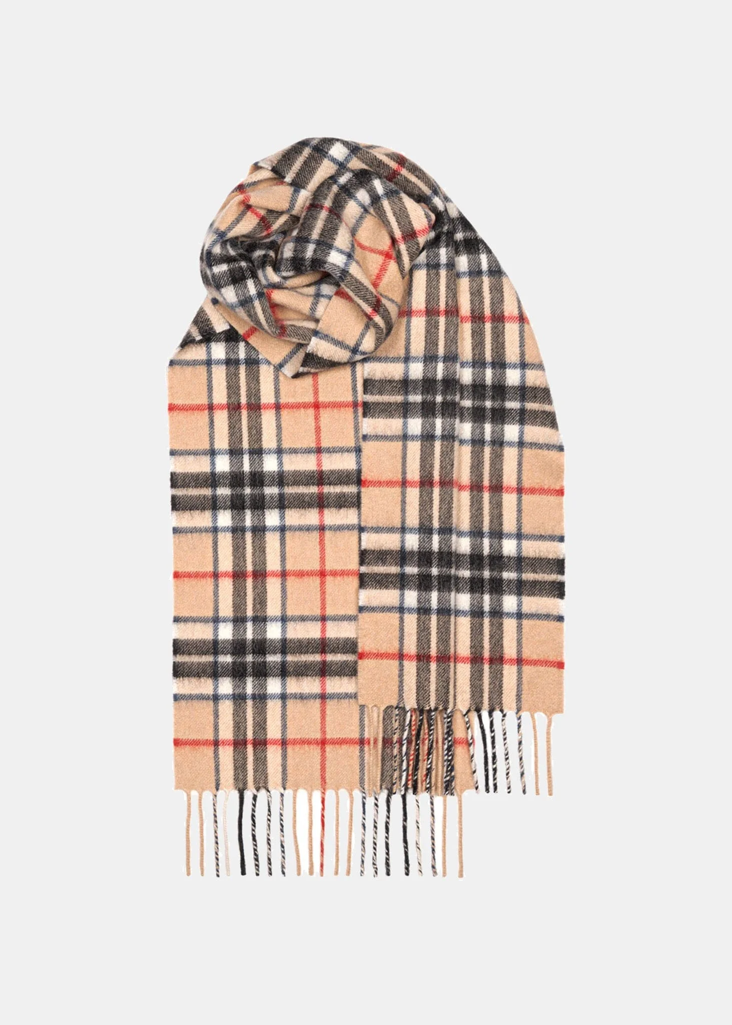 Unisex Cashmere Scarf Camel Thomson - 1