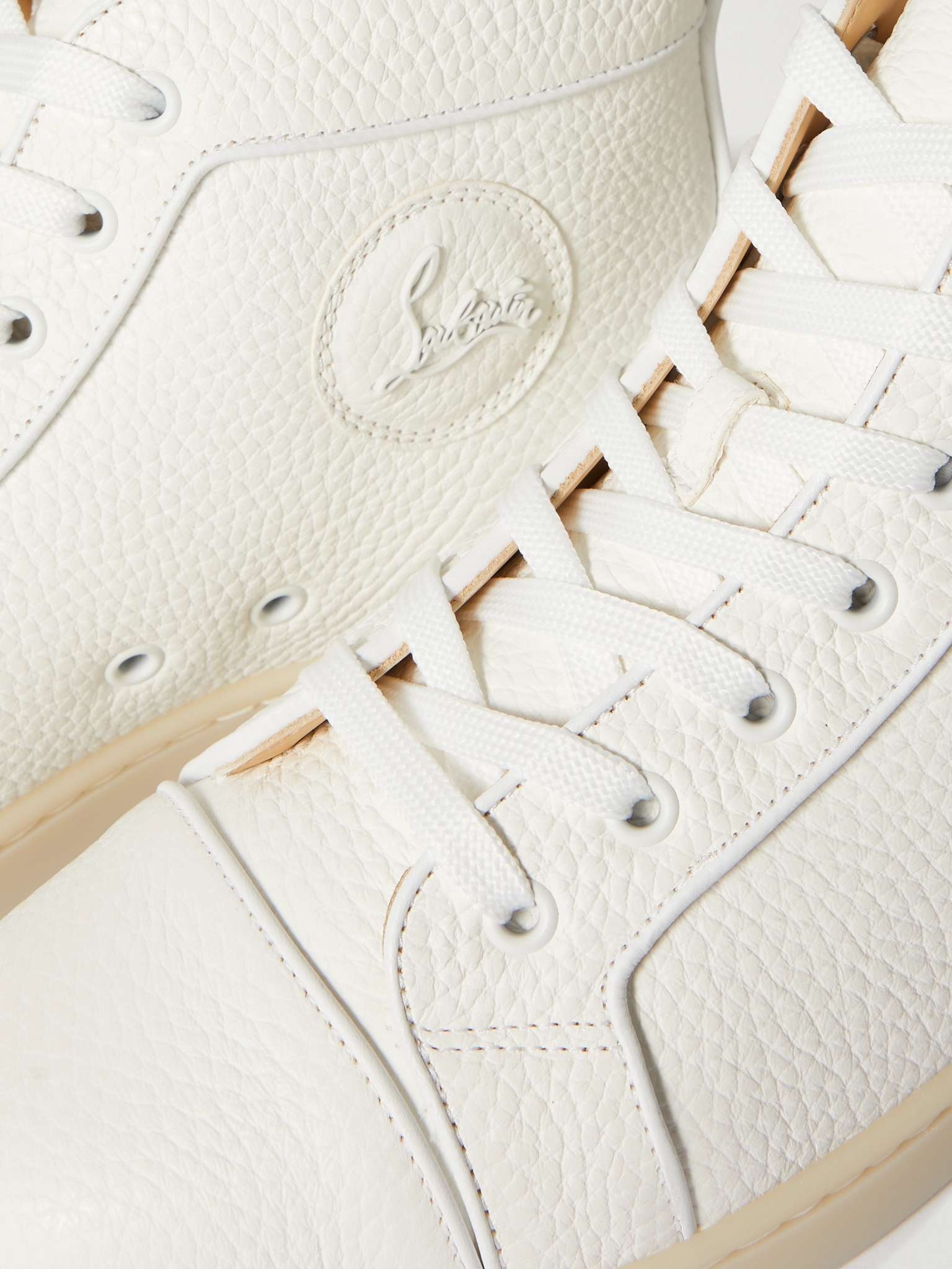 Louis Orlato Full-Grain Leather High-Top Sneakers - 5