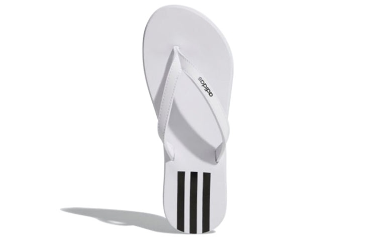 (WMNS) adidas Eezay Flip-flops Slides White/Black EG2038 - 4