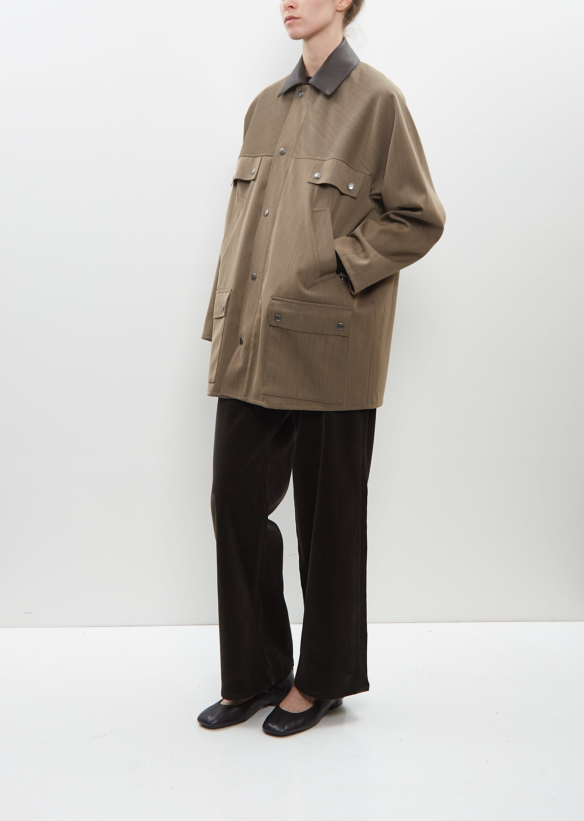 ジャケット・アウター Wool Cavarly Laminate Hunting Blouson Wool Cavarly Laminate Hunting Blouson