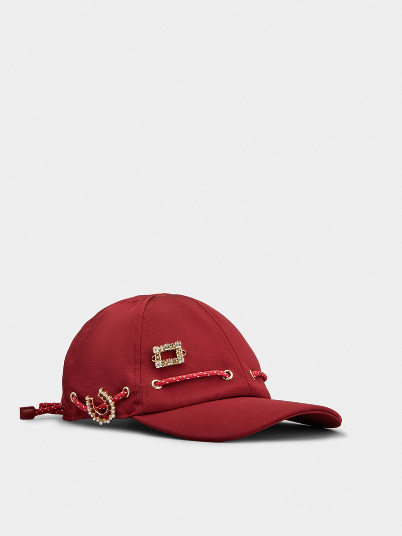 Roger Vivier Très Vivier Baseball Cap in grosgrain outlook