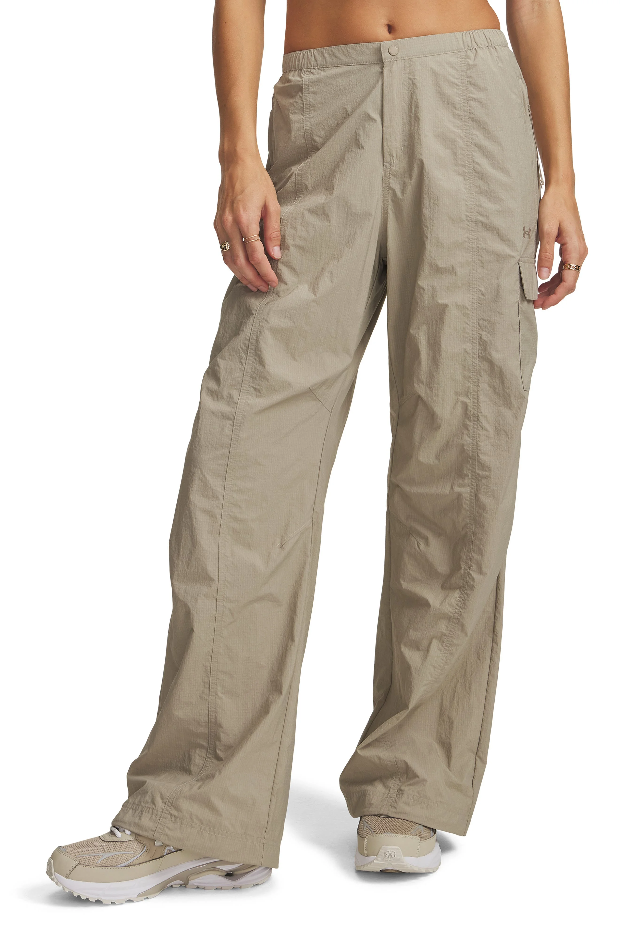 Under Armour Unstoppable Ripstop Utility Pants in Timberwolf Taupe //Dusk at Nordstrom - 1