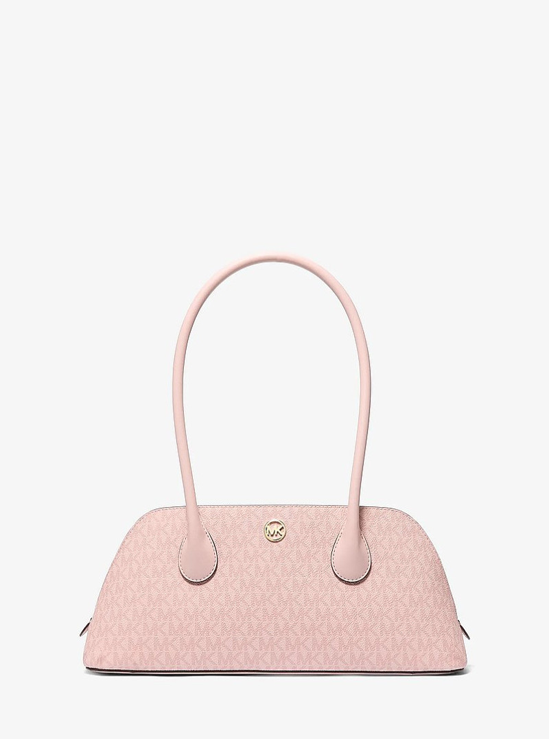 Petra Medium Signature Logo Shoulder Bag 1