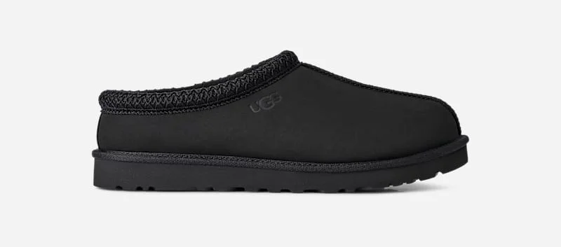 ® Men's Tasman II Nubuck Sheepskin Slippers in Black - 1