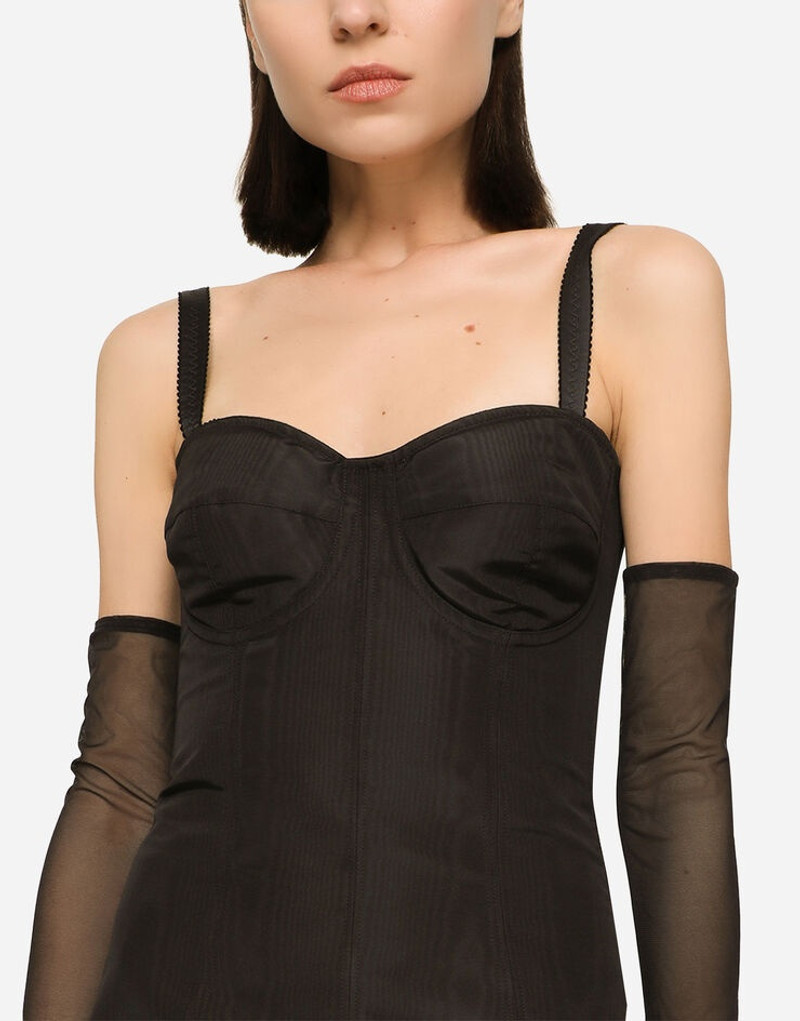 Moiré faille minidress 7
