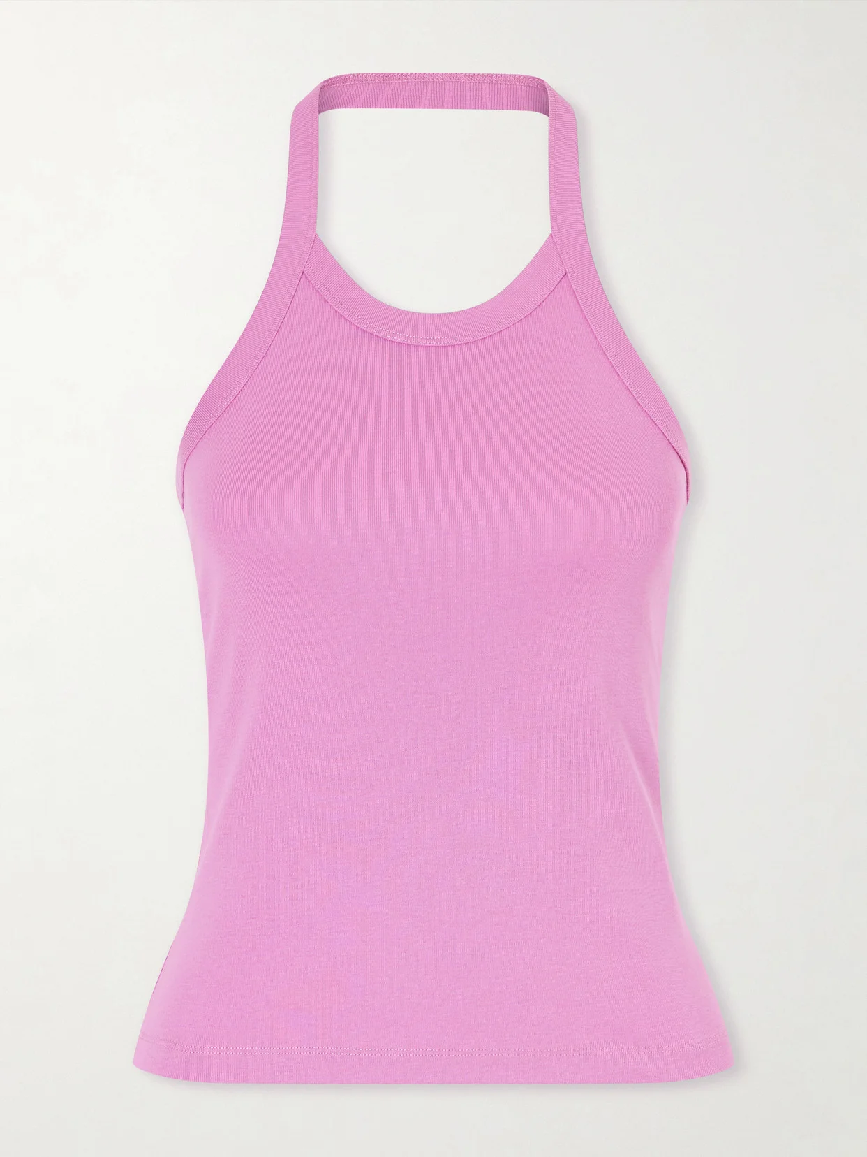 Angie Organic Cotton-jersey Halterneck Tank - 1
