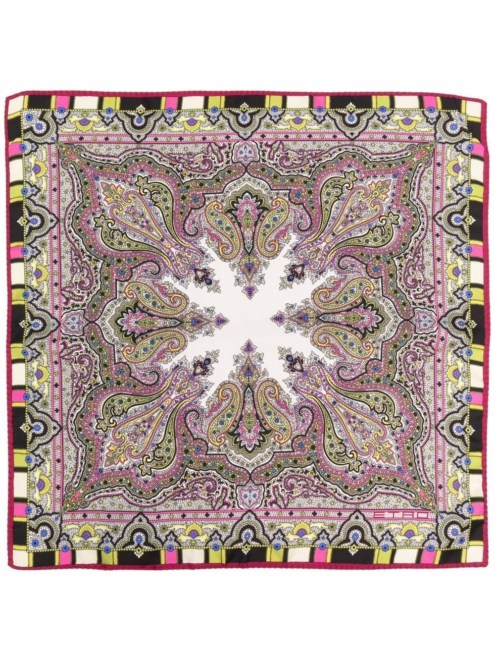 paisley-print scarf - 2