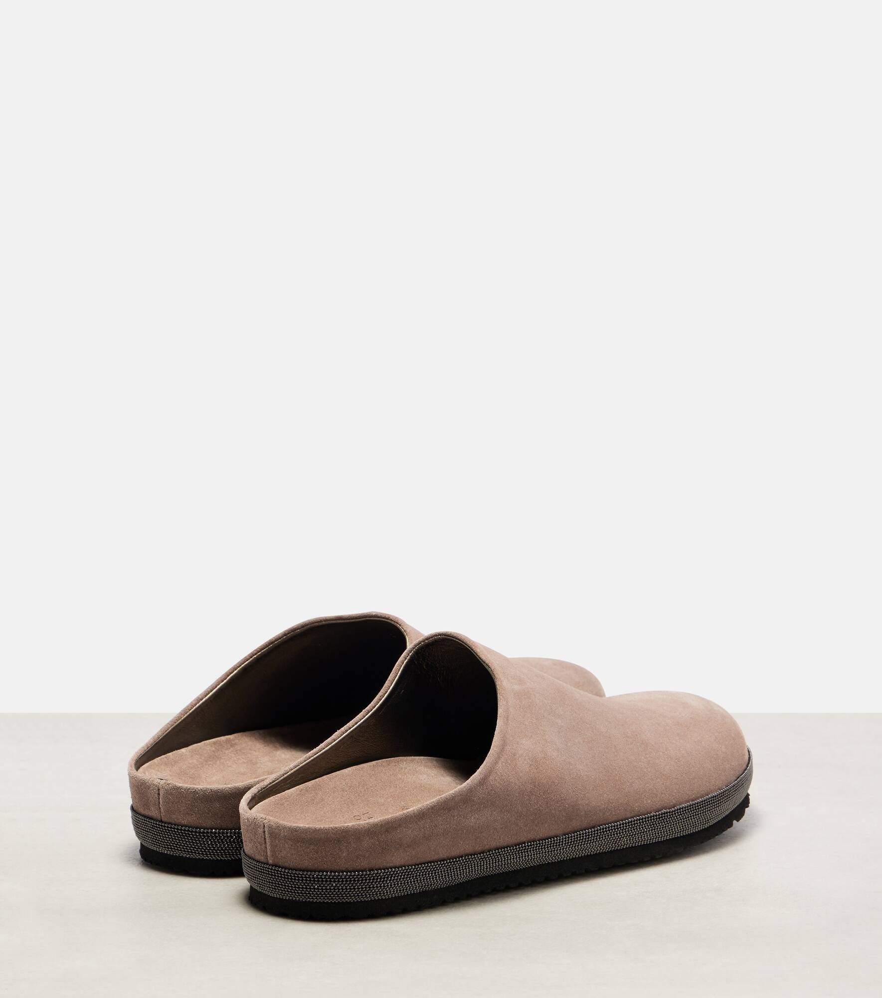 Monili suede clogs - 2