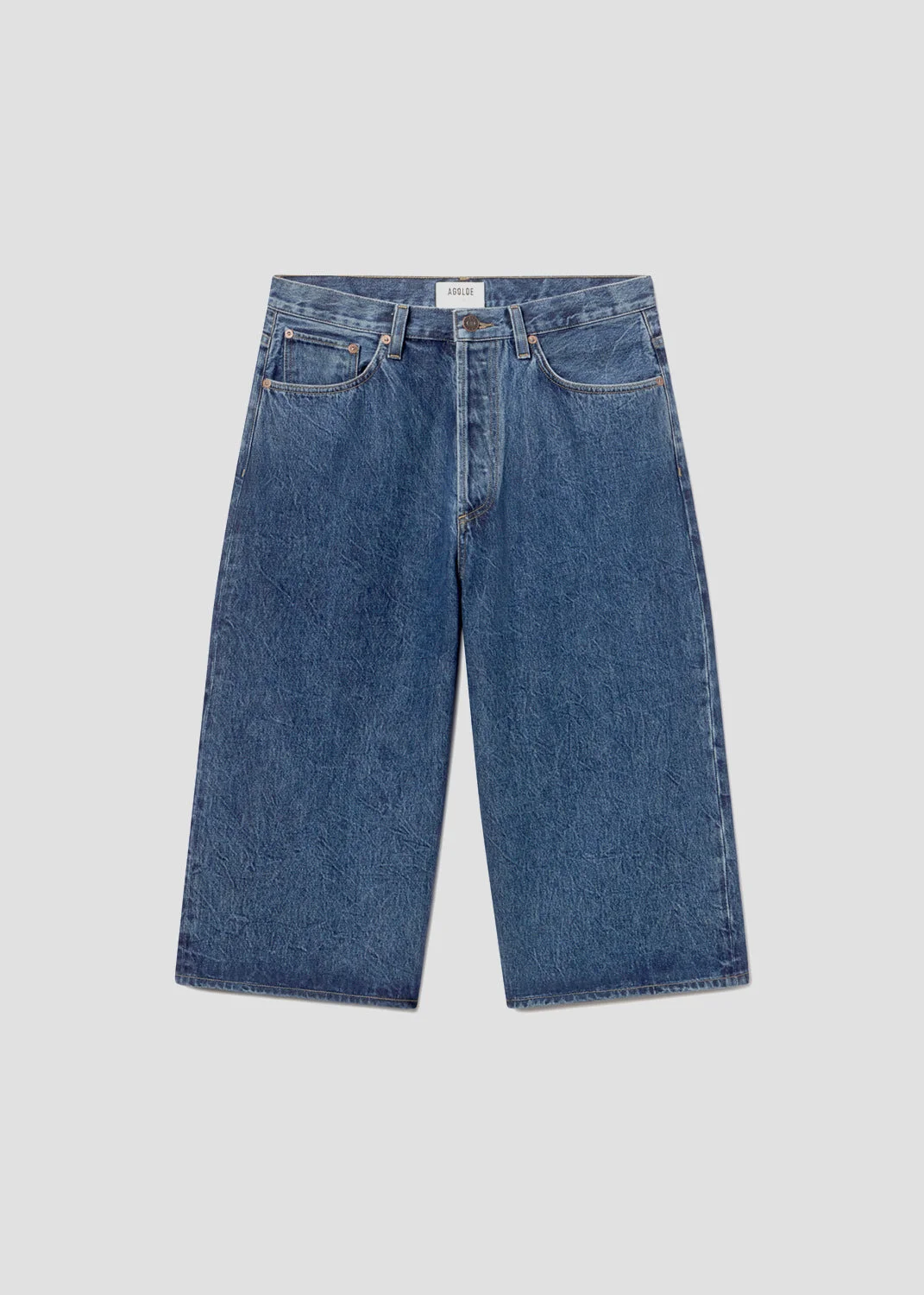 BEESLEY SHORT IN CREASED INDIGO - 1