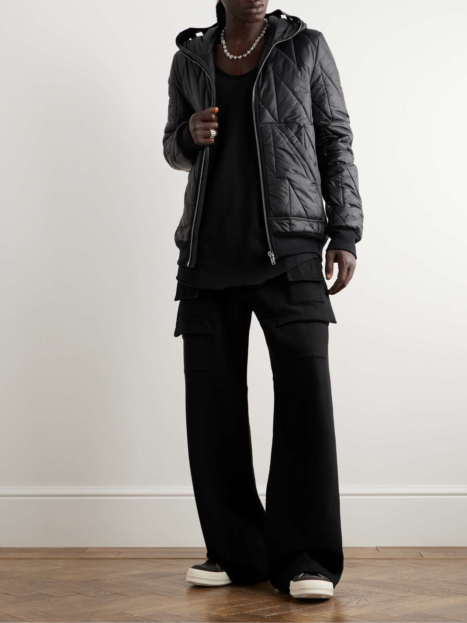 Quilted Padded Shell Hooded Jacket - 2