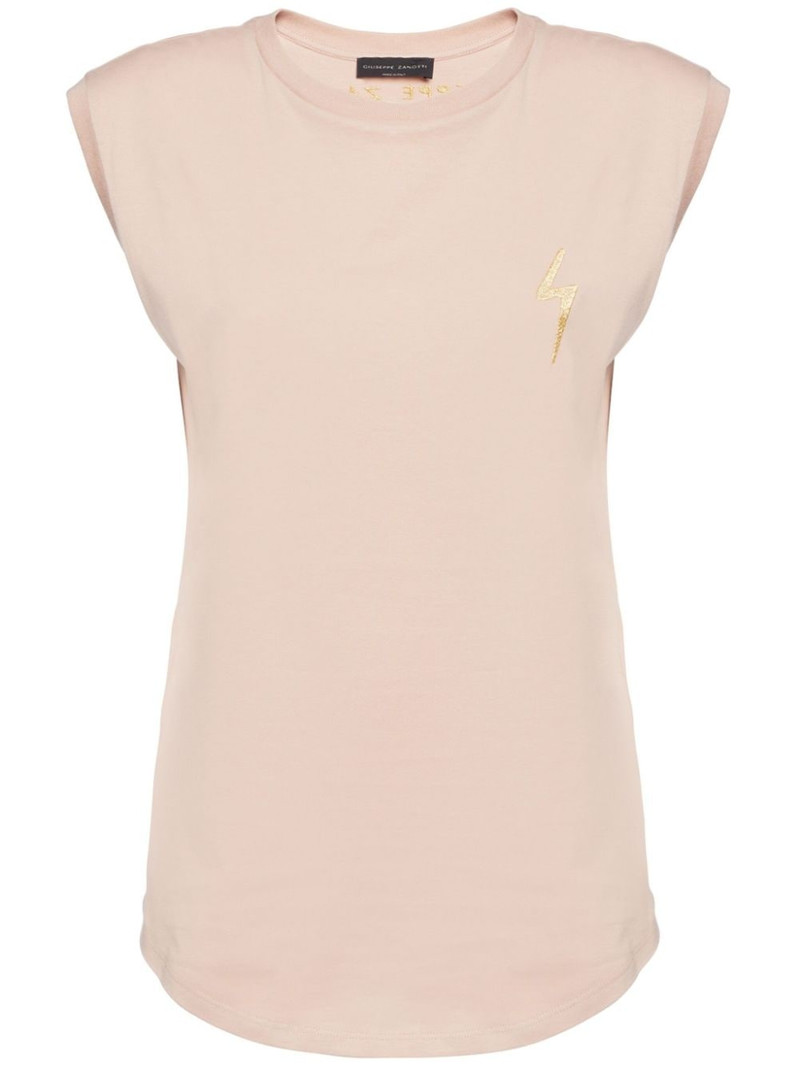 Ursella logo-print cotton tank top 1
