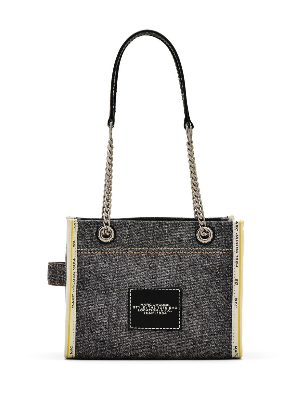The Denim Chain Small Tote bag - 3