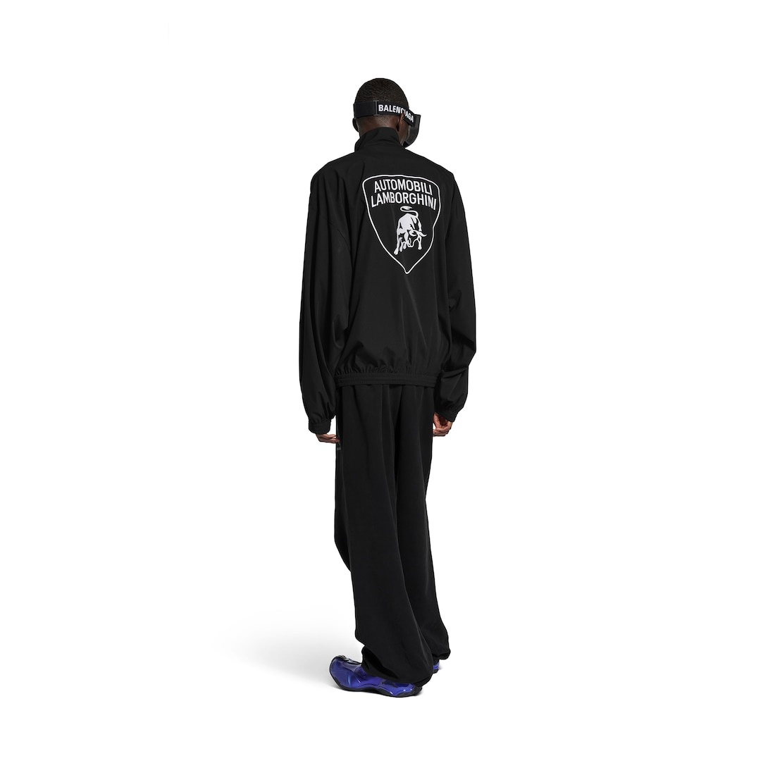 Men's Balenciaga I Automobili Lamborghini Tracksuit Jacket in Black - 4