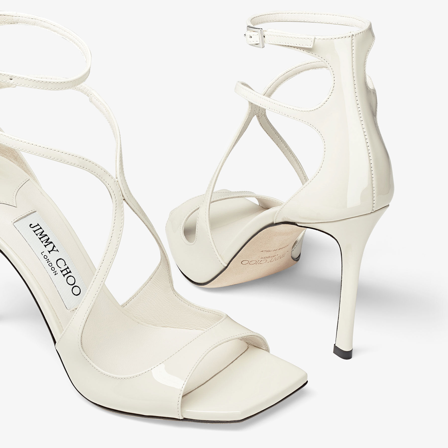 Azia 95
Latte Patent Leather Sandals - 4